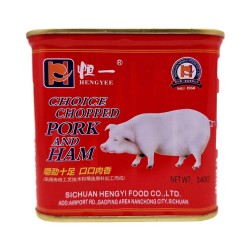 火腿午餐肉|340克|恆一牌|四川品牌